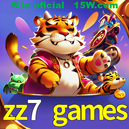Imagem promocional da zz7 games mostrando a plataforma e suas vantagens